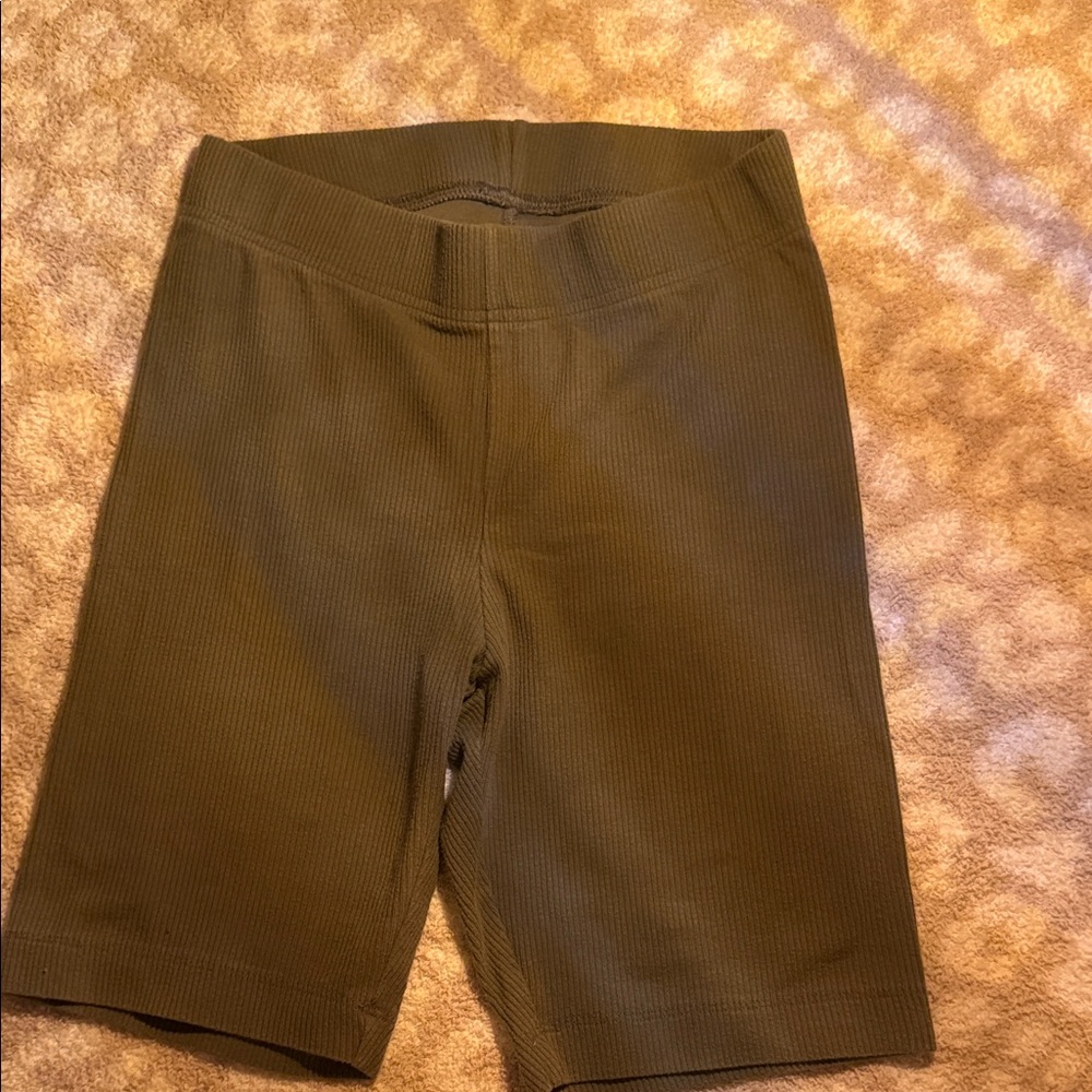 Old Navy Olive Bike Shorts for Women